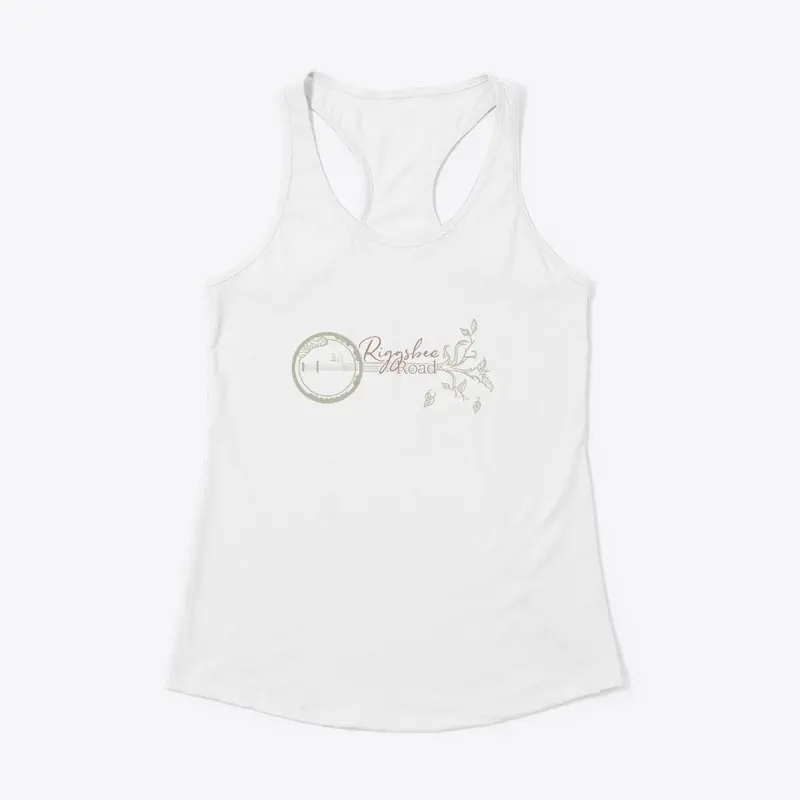 Ladies' White Racerback